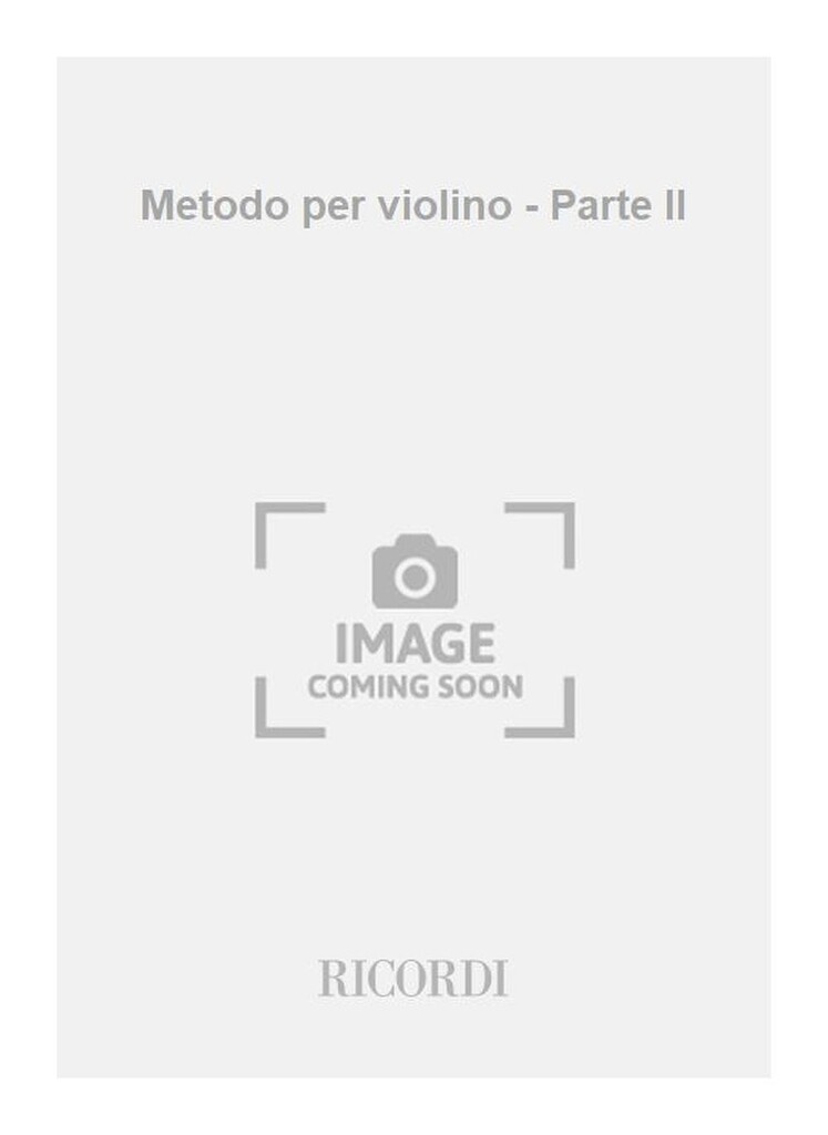 Metodo per violino - Parte II